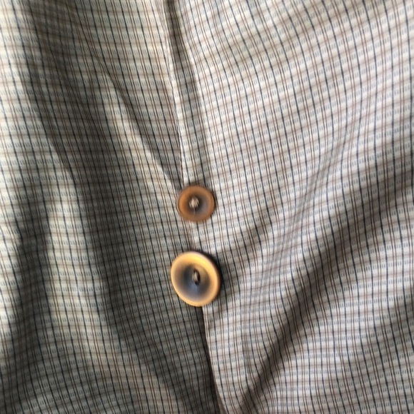 Armand Ventilo Brown Houndstooth Print Wool Blazer Beaded Collar, French Size 40 - Picture 10 of 13